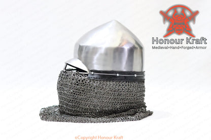 casco armadura bascinet europeo para buhurt
