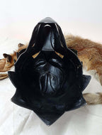 18GA Steel Medieval Great Wolf Helmet Medieval Viking Wolf Helmet Blackened Helmet - collectiblegiftitems