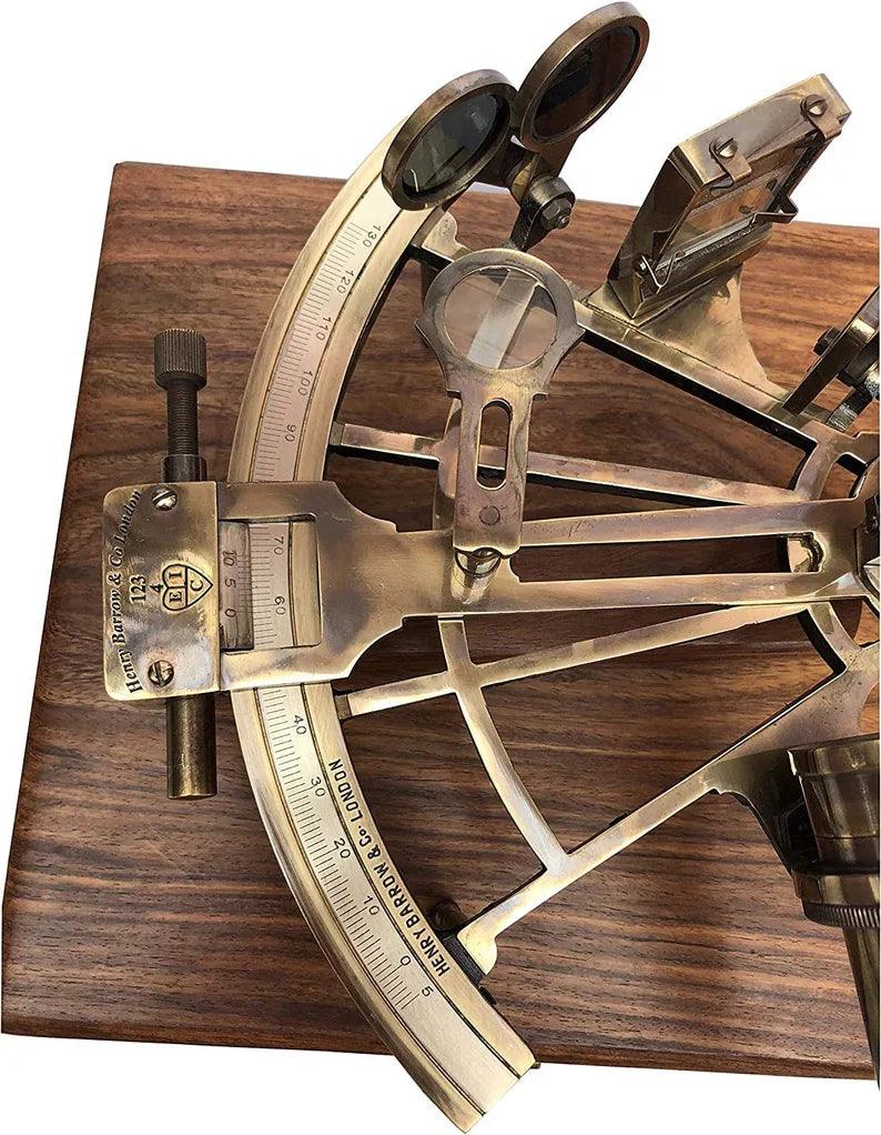 Sextant Nautical Sextant 7" inch Brass Solid Working Handmade Antique Boat Navigation Vintage Sextant