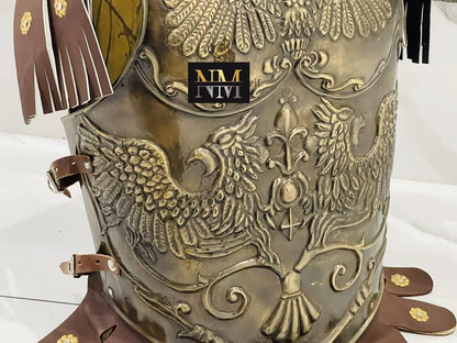 Medieval Brass Big Eagle Armor Roman Cuirass