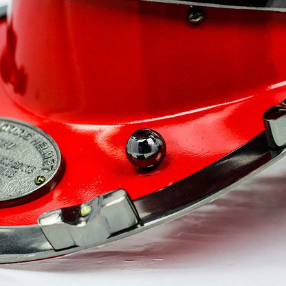 US Navy Mark V Tauchhelm, nautischer Helm, dekorativer roter Kobalt-Schnorchelhelm der Premiumklasse (18 Zoll, roter Kobalt) 