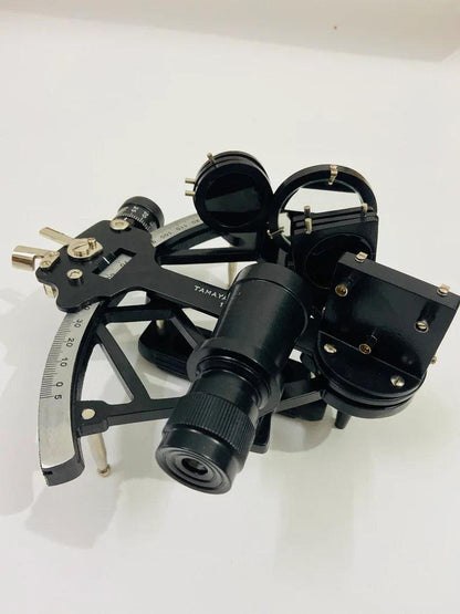 Nautical Tamaya Sextant 1712 | Working Sextant | Marine 9" Sextant With Black Powder Coated in Aluminum