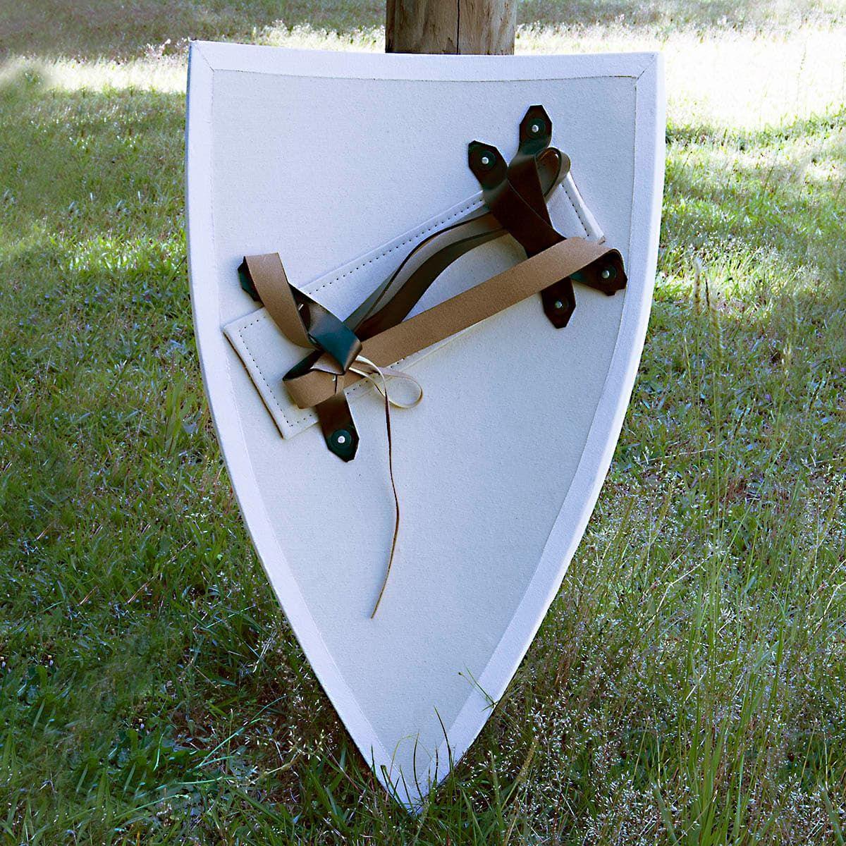 Unpainted Wooden Shield - collectiblegiftitems