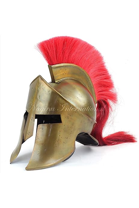 Spartan 300 Armor Outfit Set: Helmet, Muscle Jacket, Leg & Arm Guards, Shield Costume