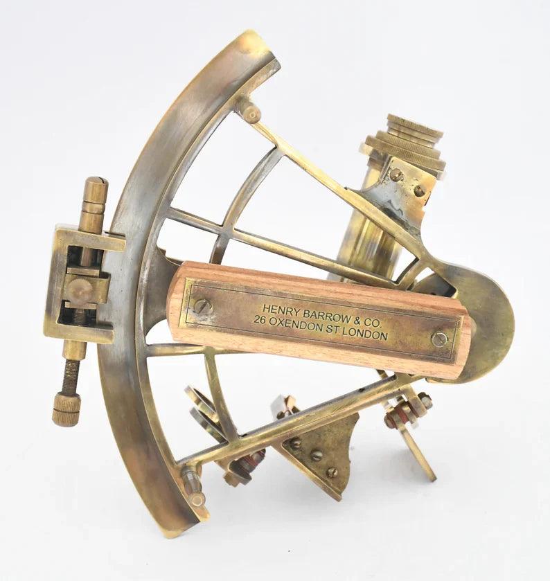 Sextant Nautical Sextant 7" inch Brass Solid Working Handmade Antique Boat Navigation Vintage Sextant