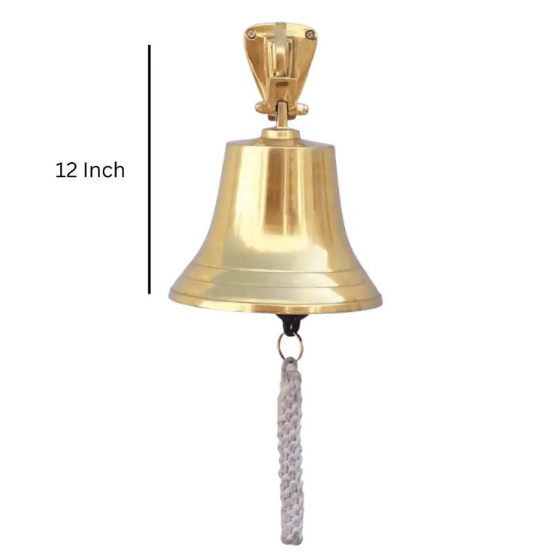 Brass Wall Hanging Bell BB14 - collectiblegiftitems