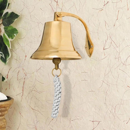 Brass Wall Hanging Bell BB18 - collectiblegiftitems