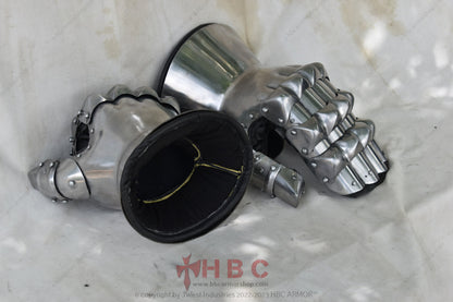 HBC Armor™ Guantelete KETPIL Armadura de mano de combate medieval| Guantelete de manopla Sca | Guantelete de Buhurt | Manopla Buhurt | Armadura de guantelete medieval