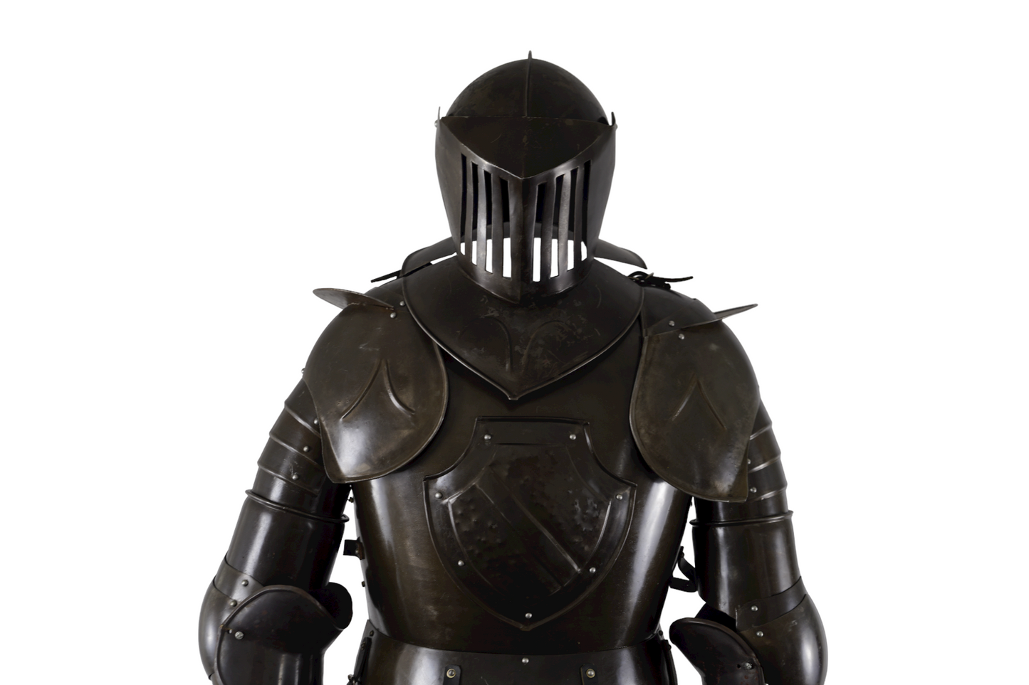 Black Knight Suit of Armor - Wearable- 15th Century