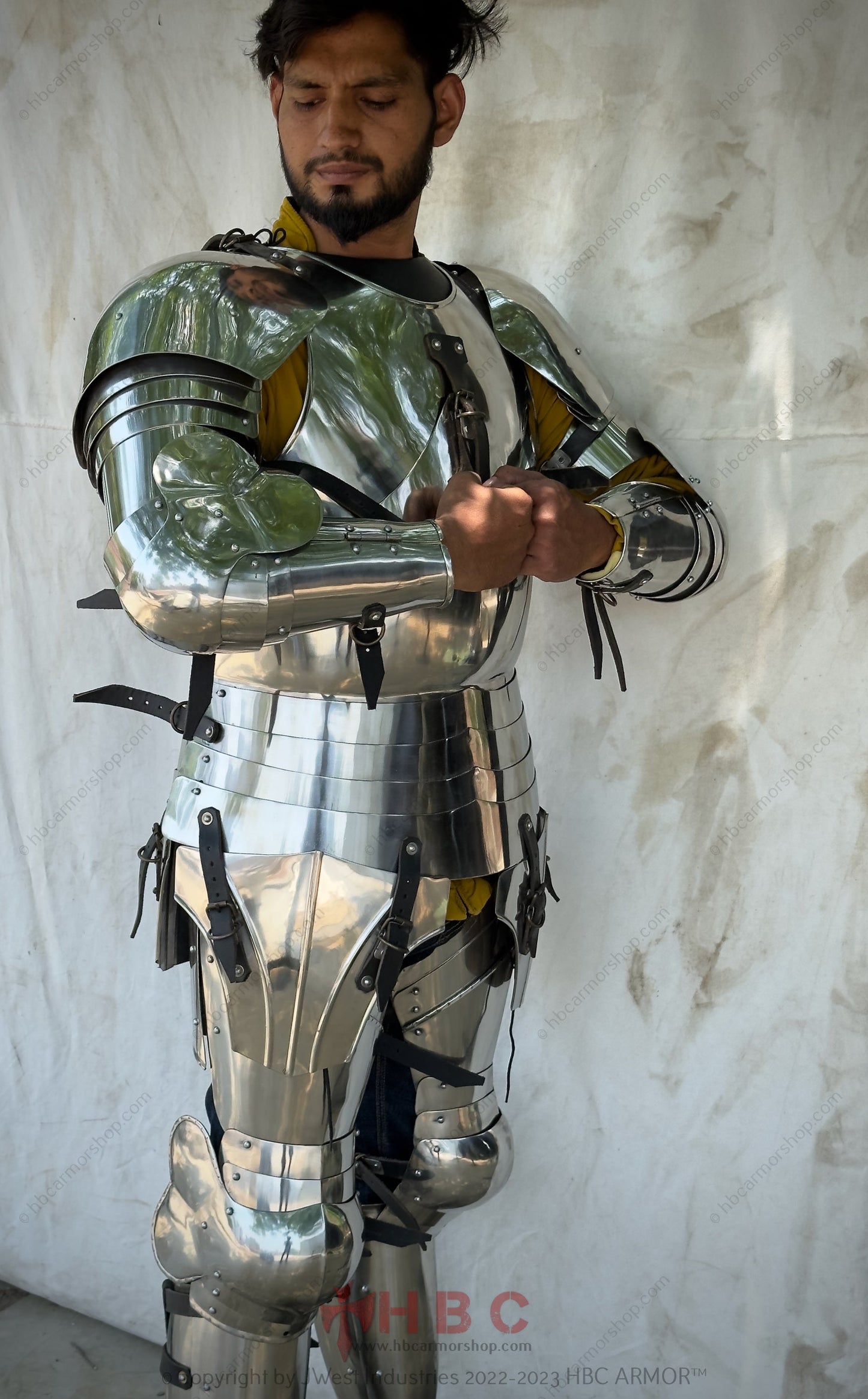 Conjunto de armadura Medieval Combat Sport BUHURT/SCA y recreación