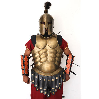 300 Armor Suit with Spartan Metal Body Armor LFBA09