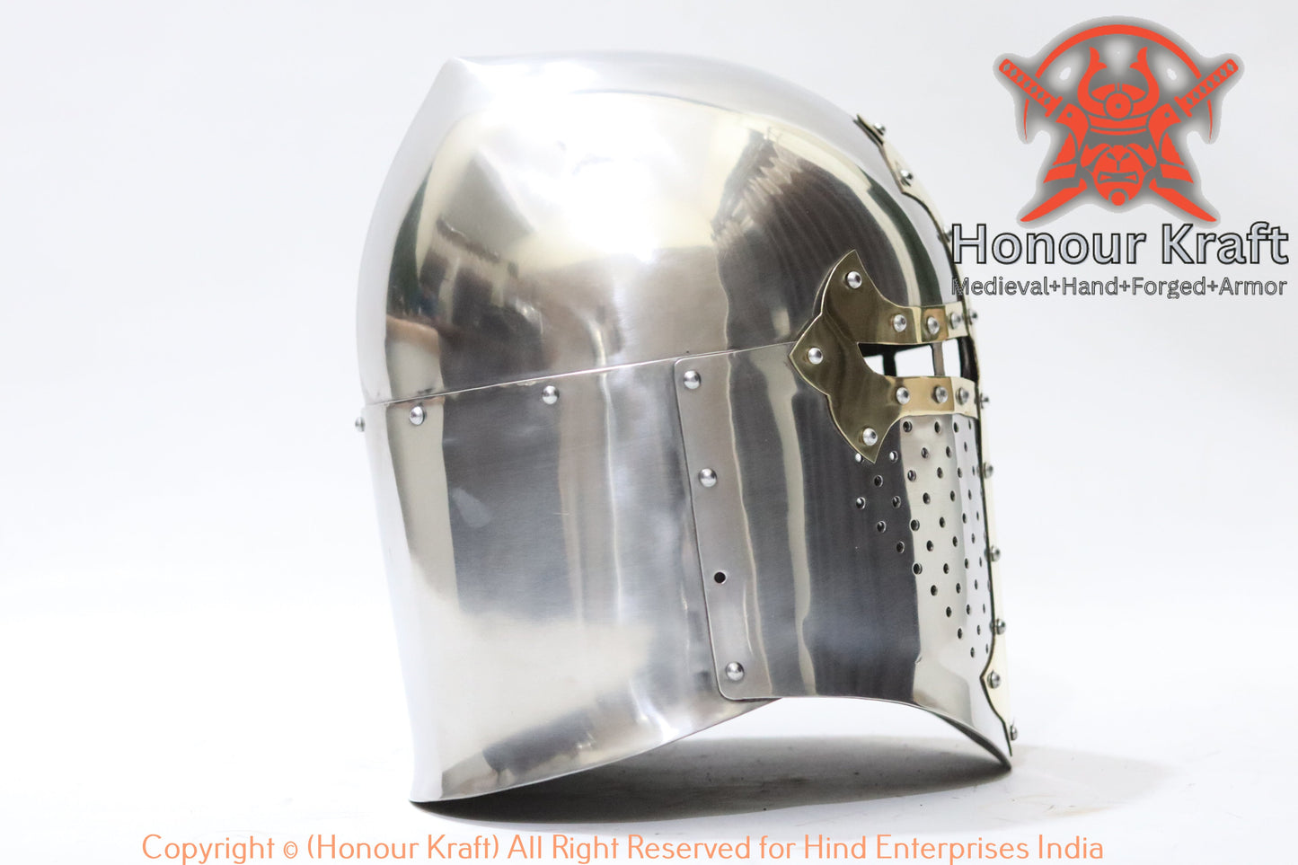 helmet armor for buhurt Closed sugarloaf bascinet helmet