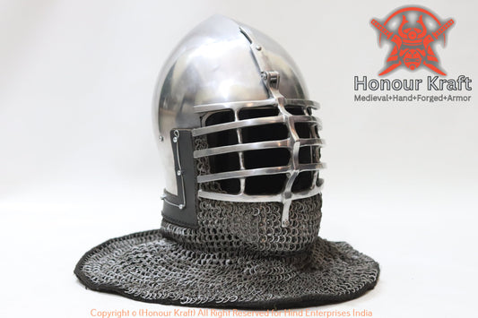 helmet armor for buhurt wolfribs type 2