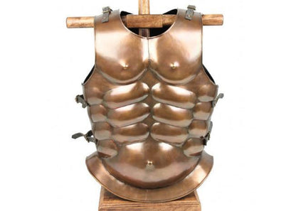 Medieval Roman Greek Muscle Body Armor Cuirass Brass Finish - collectiblegiftitems