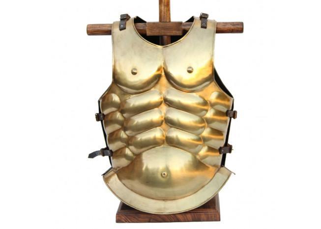 Lael's Roman Gladiatorial Arena Brass Cuirass - collectiblegiftitems