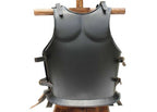 Muscular Blackened Greek Heroic Steel Cuirass - collectiblegiftitems