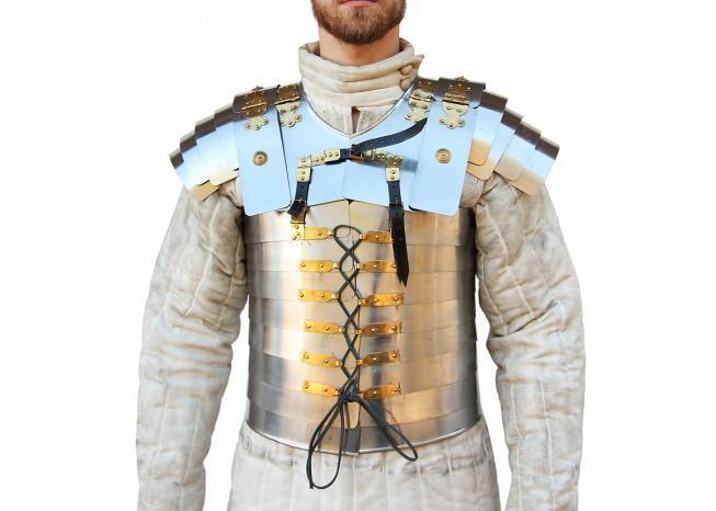 Roman Soldier Military Lorica Segmentata Body Armor - collectiblegiftitems