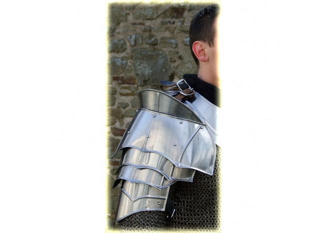 Steel Warrior Pauldron Medieval Shoulder Armor Set - collectiblegiftitems