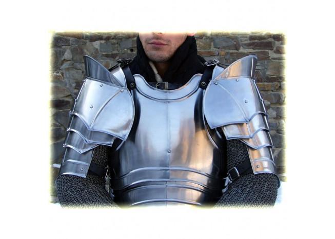 Steel Warrior Pauldron Medieval Shoulder Armor Set - collectiblegiftitems