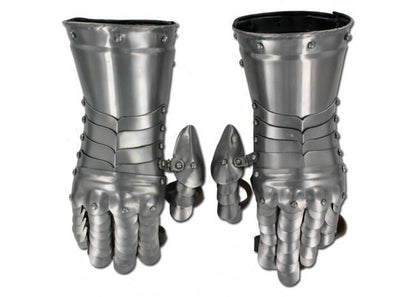 Medieval Knight Gauntlets Functional Armor Gloves - collectiblegiftitems