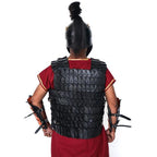 Leather Armor Suit with Greek Metal Helmet LFBA010 - collectiblegiftitems