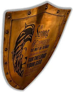 Combat Lion Engraved Battle Armor Shield 002 - collectiblegiftitems