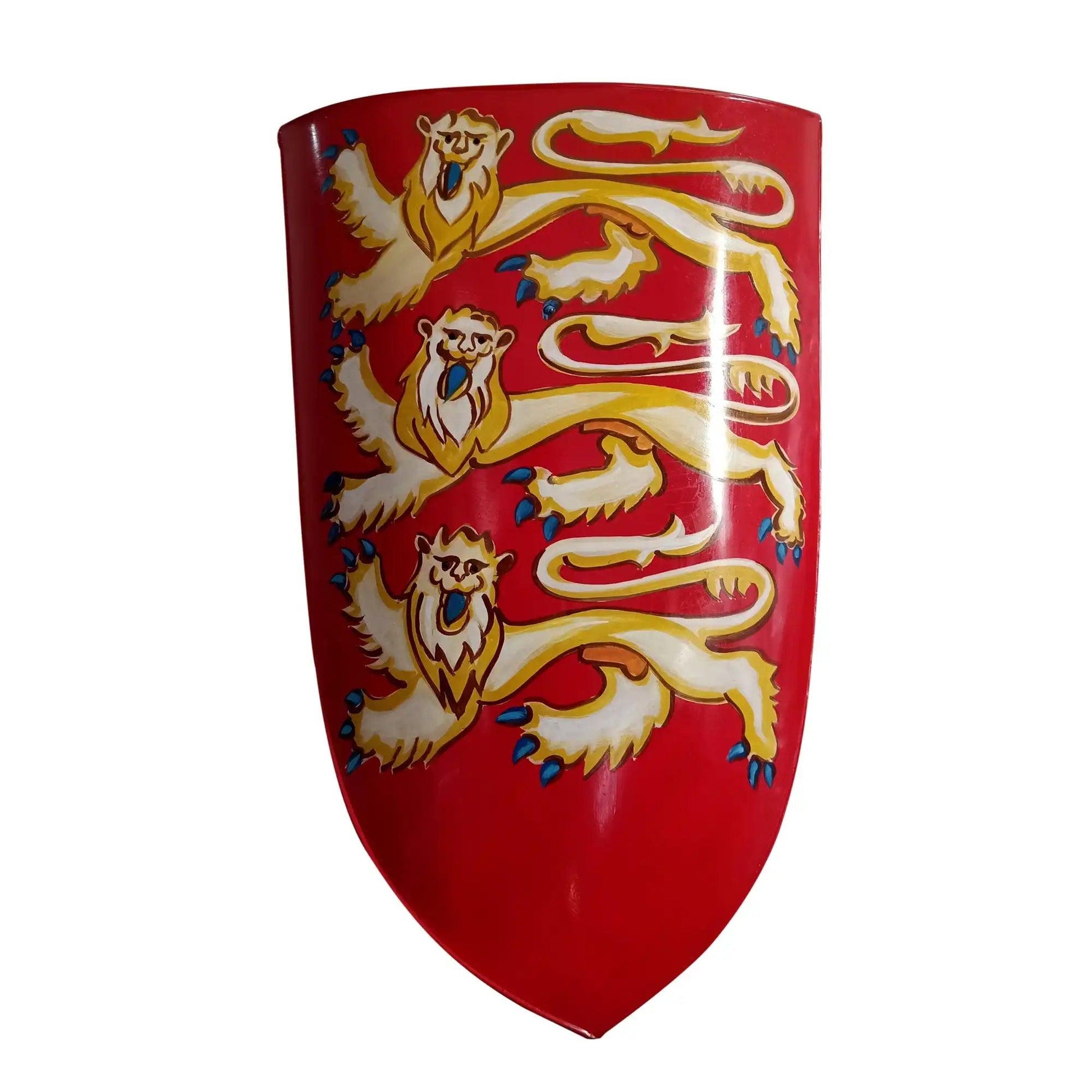 Medieval King Richard The Lion Heart Red Armor Shield - collectiblegiftitems