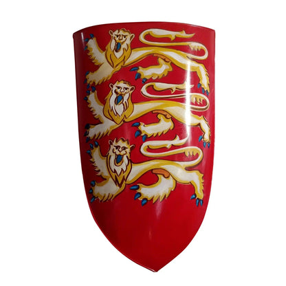 Medieval King Richard The Lion Heart Red Armor Shield - collectiblegiftitems