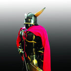Gothic Greek Knight Medieval Armor Suit with Horn - collectiblegiftitems
