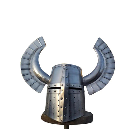 Great Helm Wing Templar Knight Medieval Armor Helmet - collectiblegiftitems