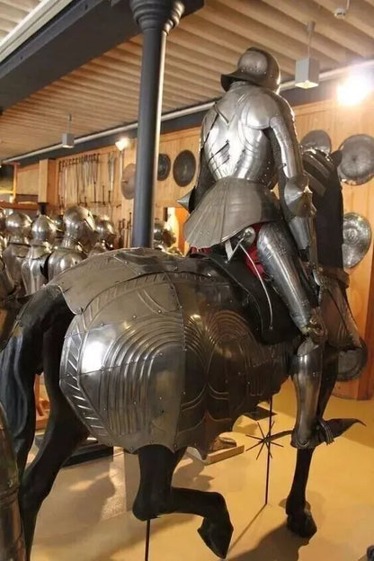 Medieval Horse Armor of 16th Century German Armor Suit Wearable Costume