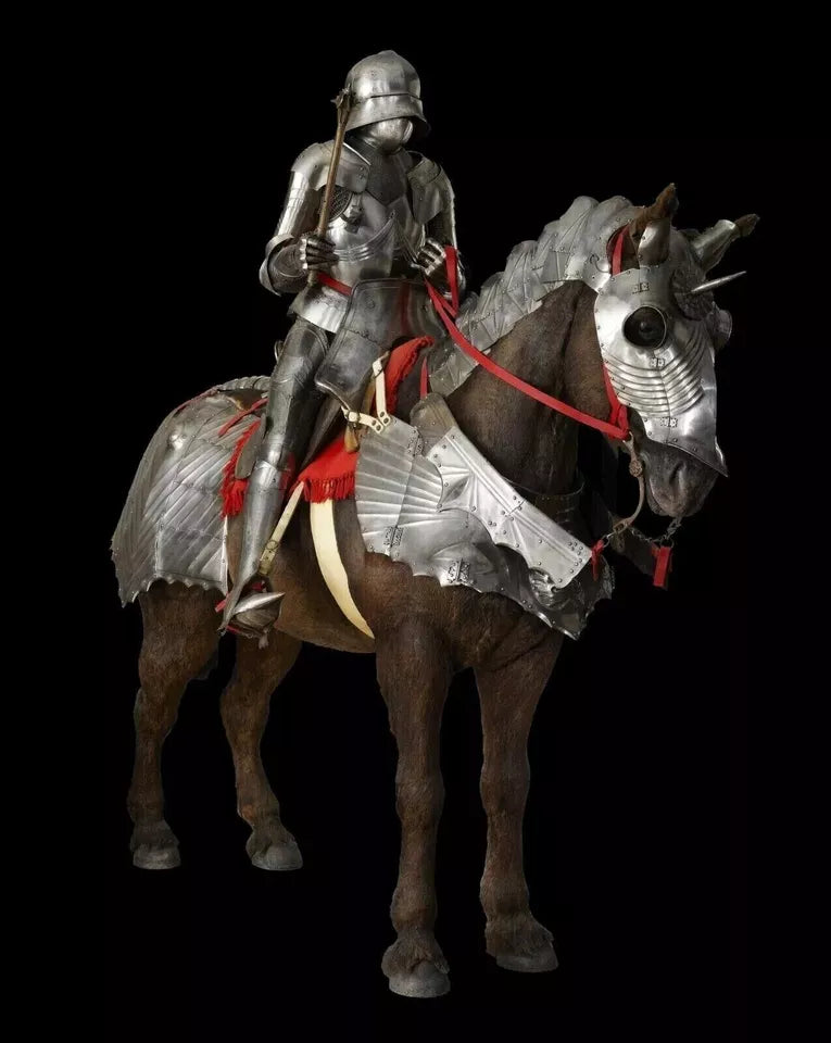 Medieval Horse Armor of 16th Century German Armor Suit Wearable Costume