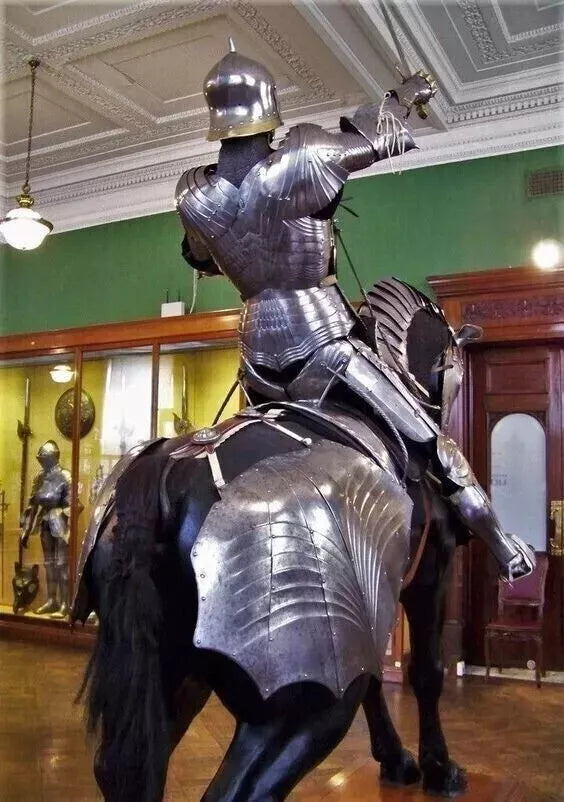 Medieval Horse Armor of 16th Century German Armor Suit Wearable Costume