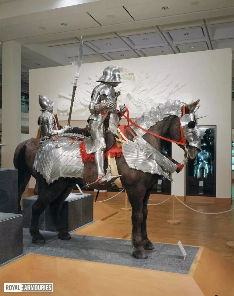 Medieval Horse Armor of 16th Century German Armor Suit Wearable Costume