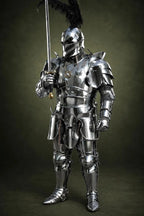 Full Body Barbuta Armor Medieval Knight Costume Handcrafted Battle-Ready Armor for LARP, Historical Reenactment & Collectors