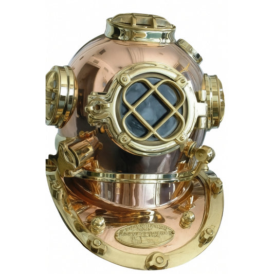 Diving Helmet U.S. Navy | Copper Brass Solid Heavy | Mark V Replica