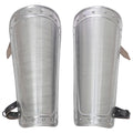 Sleek in Steel Medieval Greaves Leg Armor - collectiblegiftitems