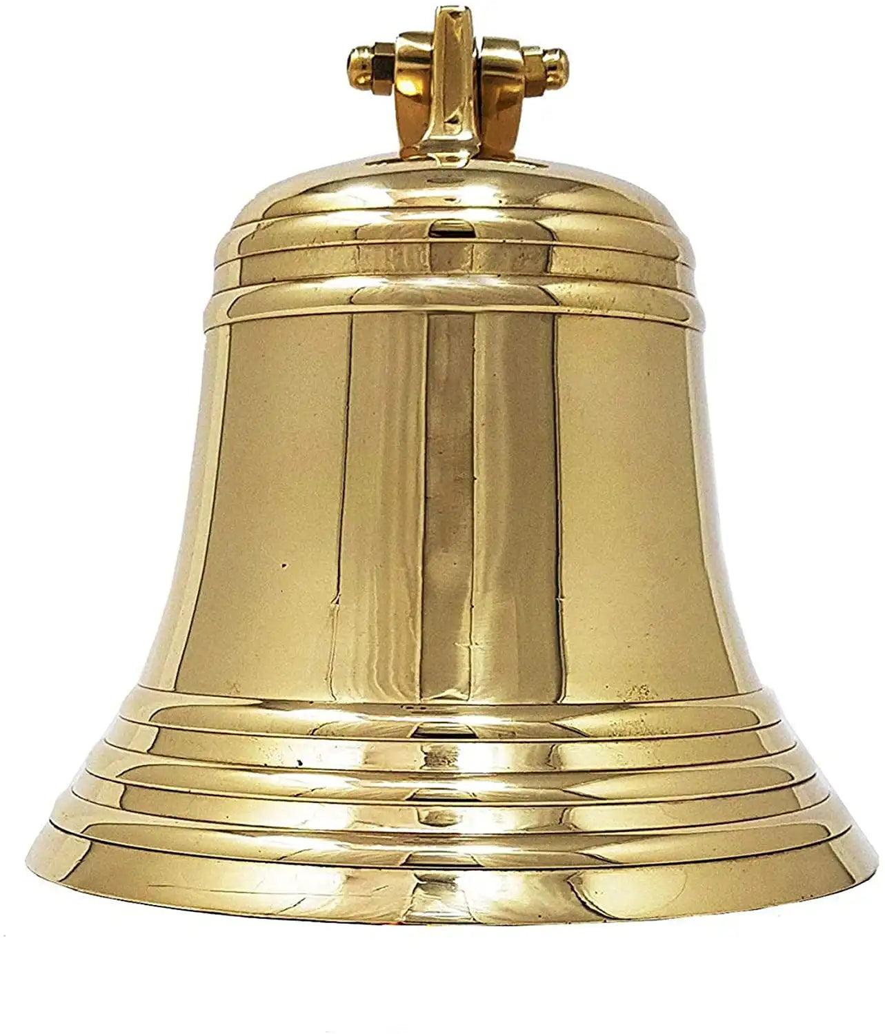 Brass Wall Hanging Bell BB04 - collectiblegiftitems