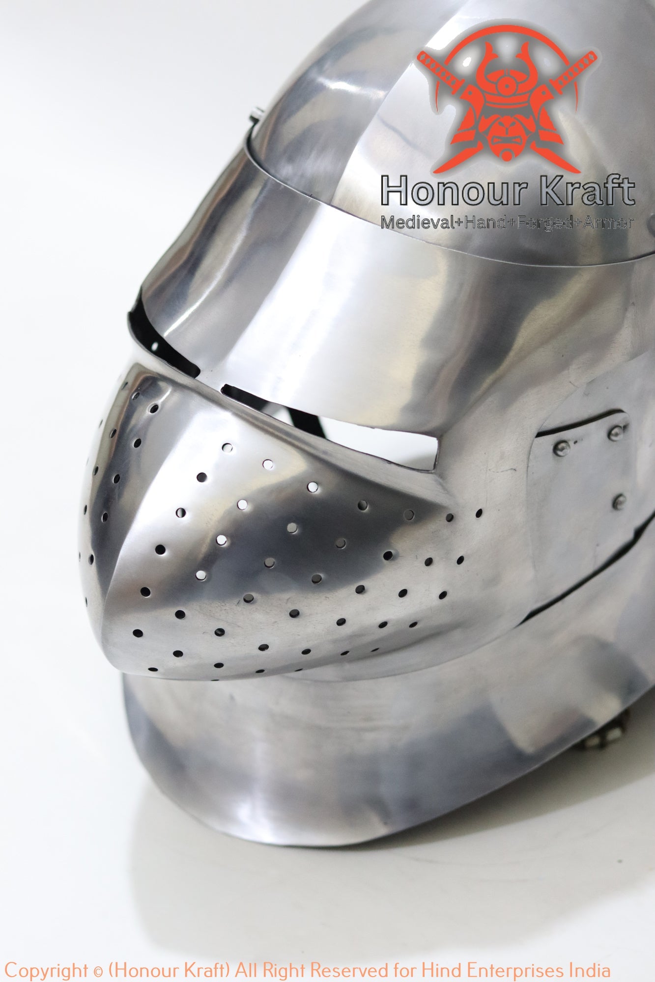Great Bascinet Helmet Armor for SCA  buhurt