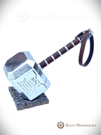 GOD OF THUNDER - INSCRIBED HAMMER - collectiblegiftitems