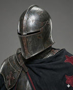 Full Body Barbuta Knight Armor – Medieval Templar Steel Suit for Cosplay & LARP