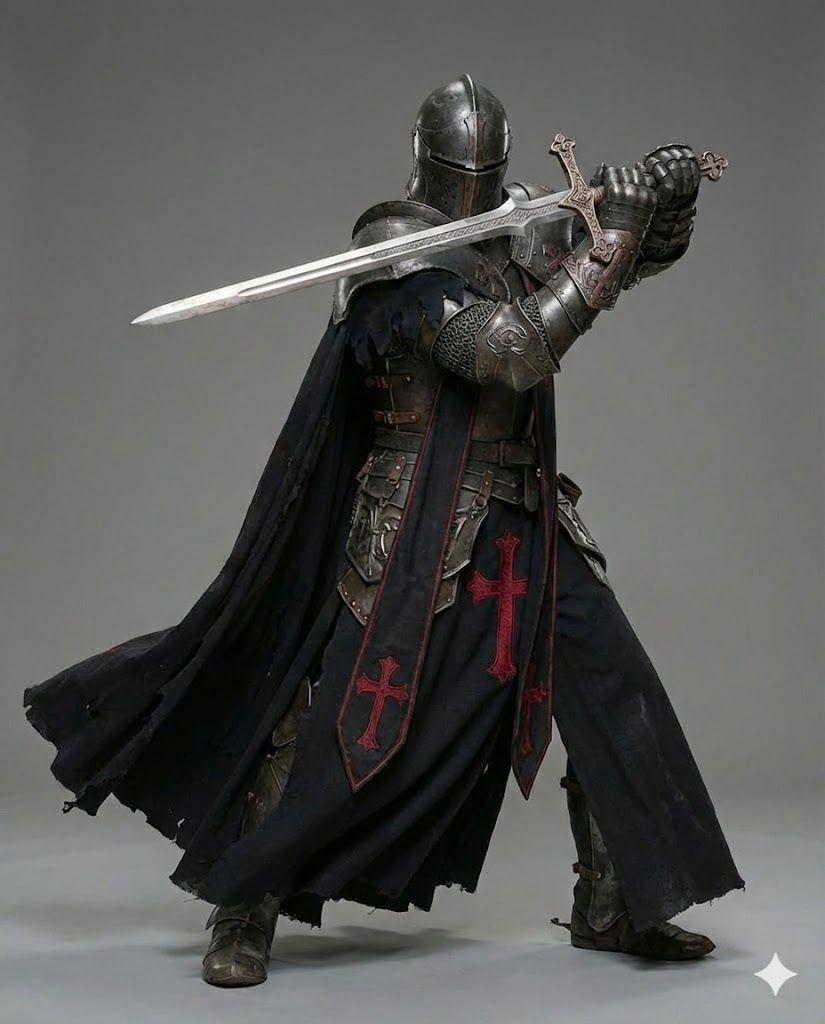 Full Body Barbuta Knight Armor – Medieval Templar Steel Suit for Cosplay & LARP