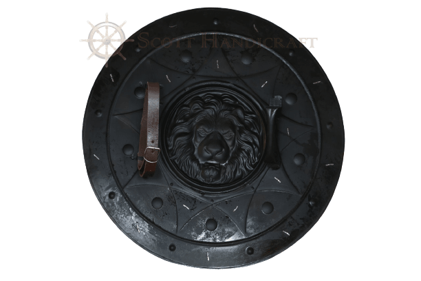 Lion Head Warrior Shield - collectiblegiftitems