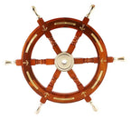 Wooden Ship Wheel - collectiblegiftitems