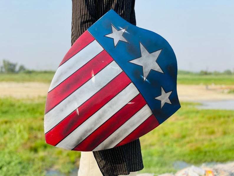 Captain America First Avenger Shield – Durable Damage Heater Shield for Cosplay and Best Gift