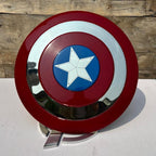 Handmade Stainless Steel Superhero Shield – Round Battle Shield Prop