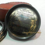 Maritime Vintage Brass Compass – Stanley London 1885