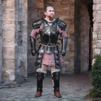 Medieval Dwarven Armor Dark Dwarf LARP Cosplay Costume for Fantasy Reenactments, Roleplay, and Renaissance Fair Outfits