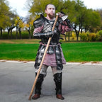 Medieval Dwarven Armor Dark Dwarf LARP Cosplay Costume for Fantasy Reenactments, Roleplay, and Renaissance Fair Outfits