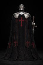 Full Body Barbuta Knight Armor Handcrafted Templar Steel Medieval Suit with Gothic Crusader Design | Cosplay, LARP Battles & Historical Costume Collectors